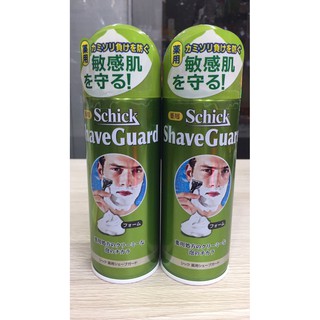 Bọt cạo râu Schick Shave Guard Nội địa Nhật Bản