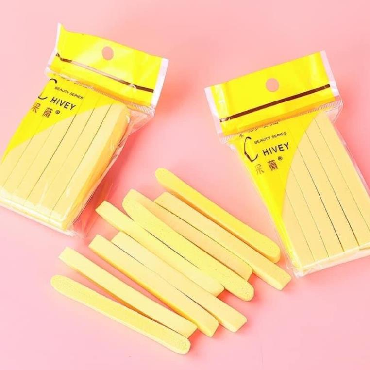 Bông nở rửa mặt túi 12 miếng chivey - LADY