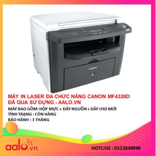Máy in laser đa chức năng canon mf4320d đã qua sử dựng - aalo.vn