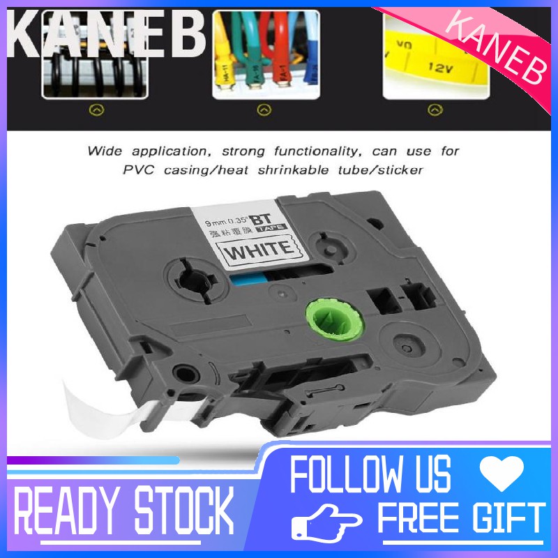 【Shop recommendation】Compatible for Brother TZe-221 P-Touch Black On White Laminated Label Tape 9mm