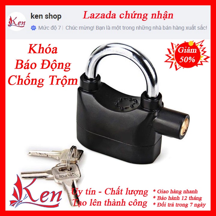 Ổ khóa báo động chống trộm,ổ khóa ct02 ,còi báo động lớn.bảo hành 1 đổi 1