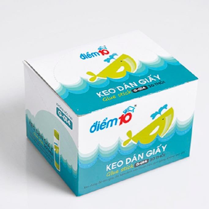 Hồ khô - Keo khô Điểm 10 TP-G014,keo dán giấy keo khô dán giấy 8g