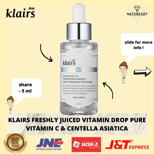 Giày Share Klairs Freshly Juiced Vitamin Drop