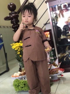 Đồ lam đi chùa cho bé