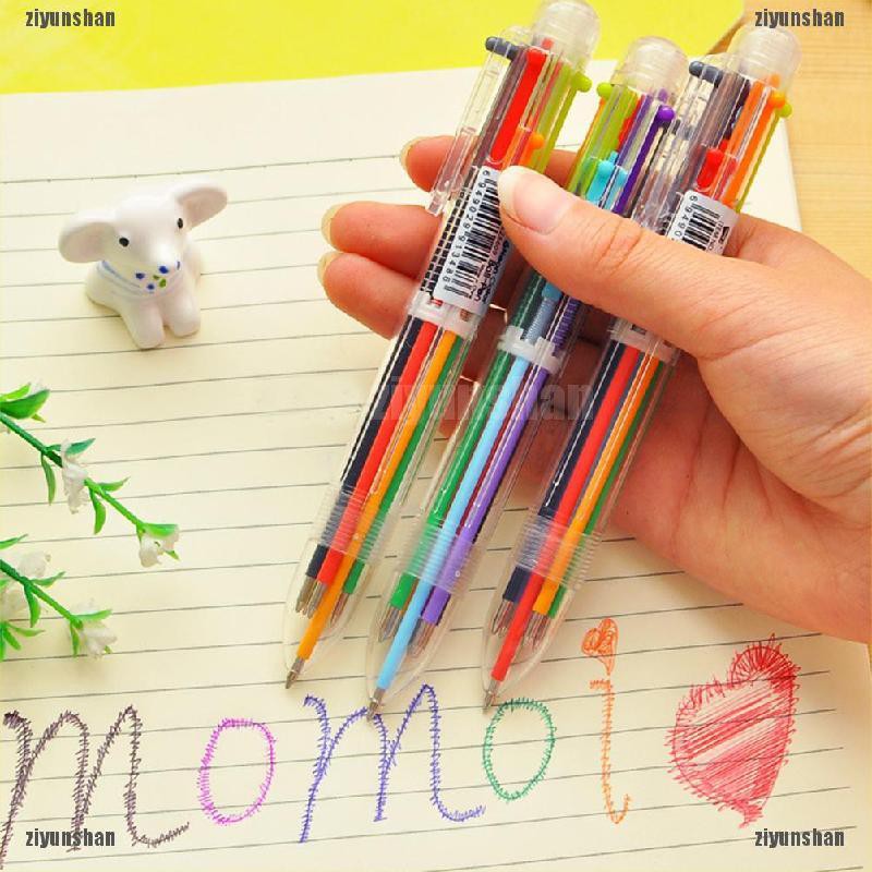 Bút Bi Nhiều Màu Sắc Sáng Tạo