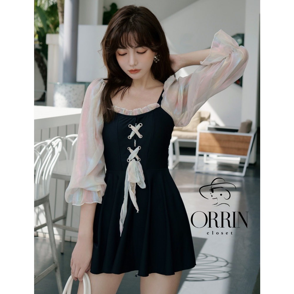 [Tặng Chong Chóng Gắn Mũ] Đồ Bơi Váy Bơi Bikini Váy Hologram Tay Lửng Váy Chụp Ảnh Váy Checkin ~ ORIN ORRIN CLOSET