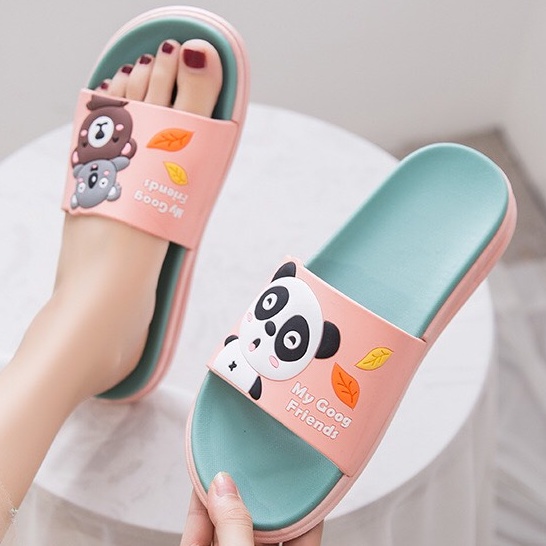 Dép Gấu Trúc Panda Quai Ngang Nữ DP06
