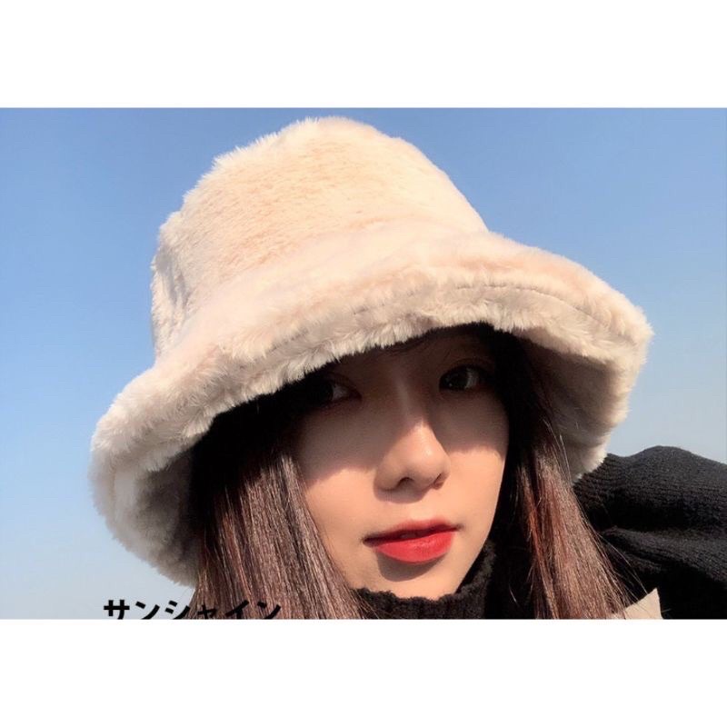 Mũ lông thỏ mềm mượt ấm áp