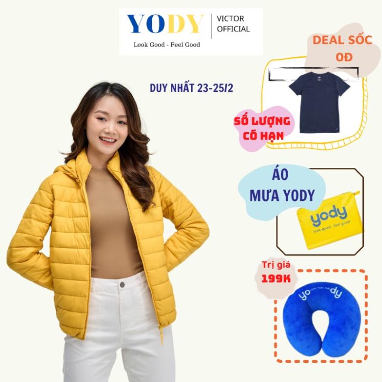 Áo Phao Nữ YODY Cực Ấm Siêu Nhẹ Thương Hiệu Chính Hãng PHN3000 !