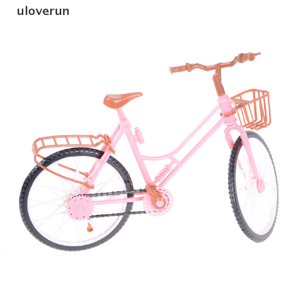 Mô Hình Xe Đạp Màu Hồng Xinh Xắn Dùng Để Trang Trí Nhà Búp Bê 0 0 0 0 0