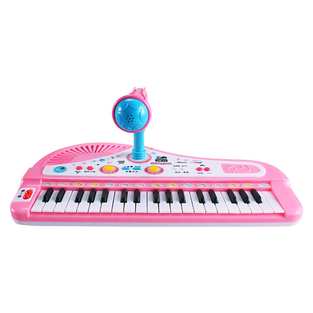 Đàn Piano Điện Tử 37 Phím Kèm Mic Cho Bé