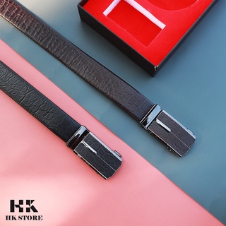 Dây thắt lưng nam da voi cao cấp - full box - hàng chính hãng HK.STORE - sang trọng đẳng cấp.