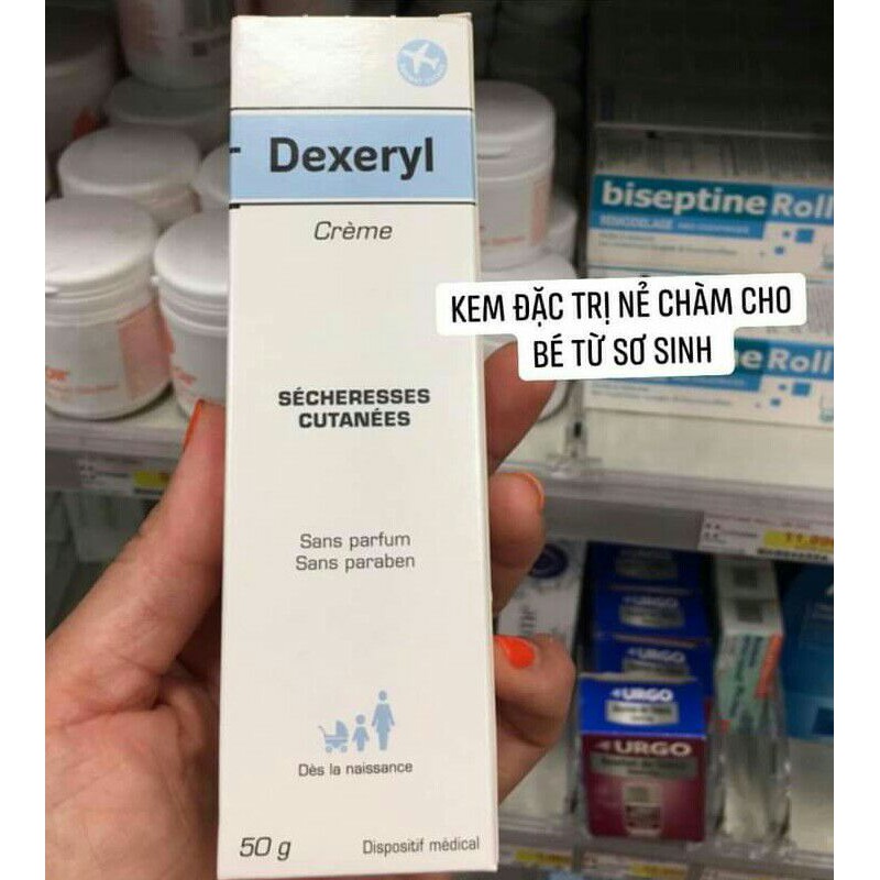 Kem dưỡng ẩm, kem nẻ Dexeryl 50g Pháp