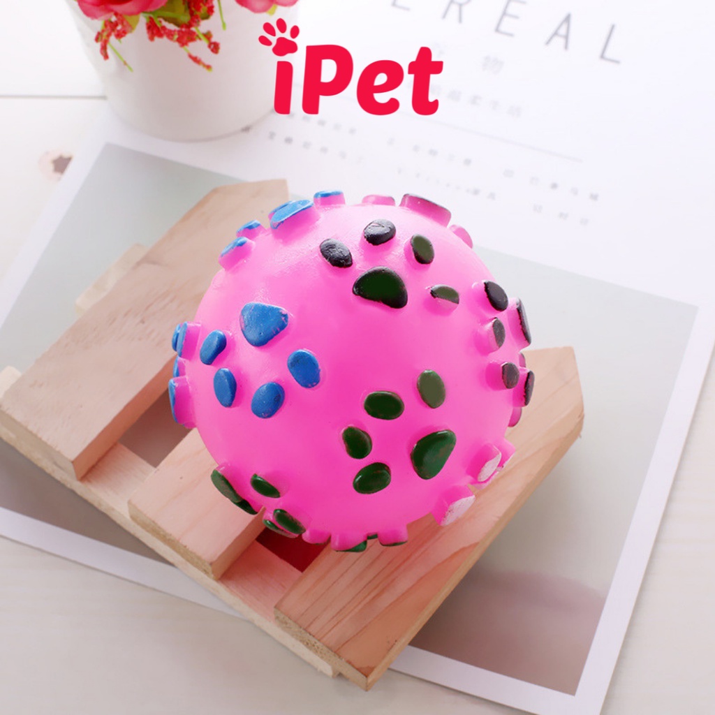 Bóng Nhựa Cao Su Đồ Chơi Có Tiếng Kêu Cho Thú Cưng Chó Mèo - iPet Shop