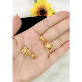 Bông tai châu nữ chạm mạ 18k cao cấp hàn quốc VBT01