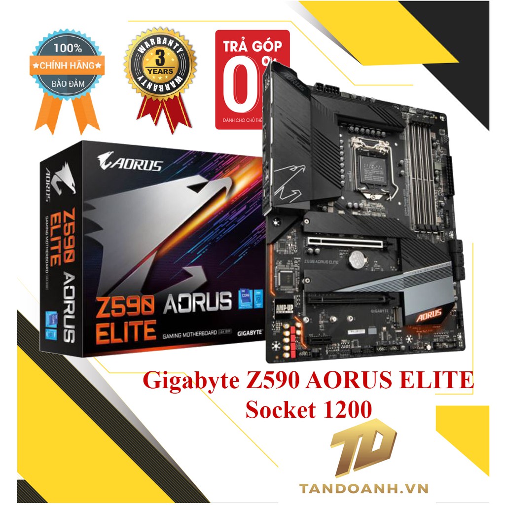 BO MẠCH CHỦ Gigabyte Z590 AORUS ELITE – Socket 1200