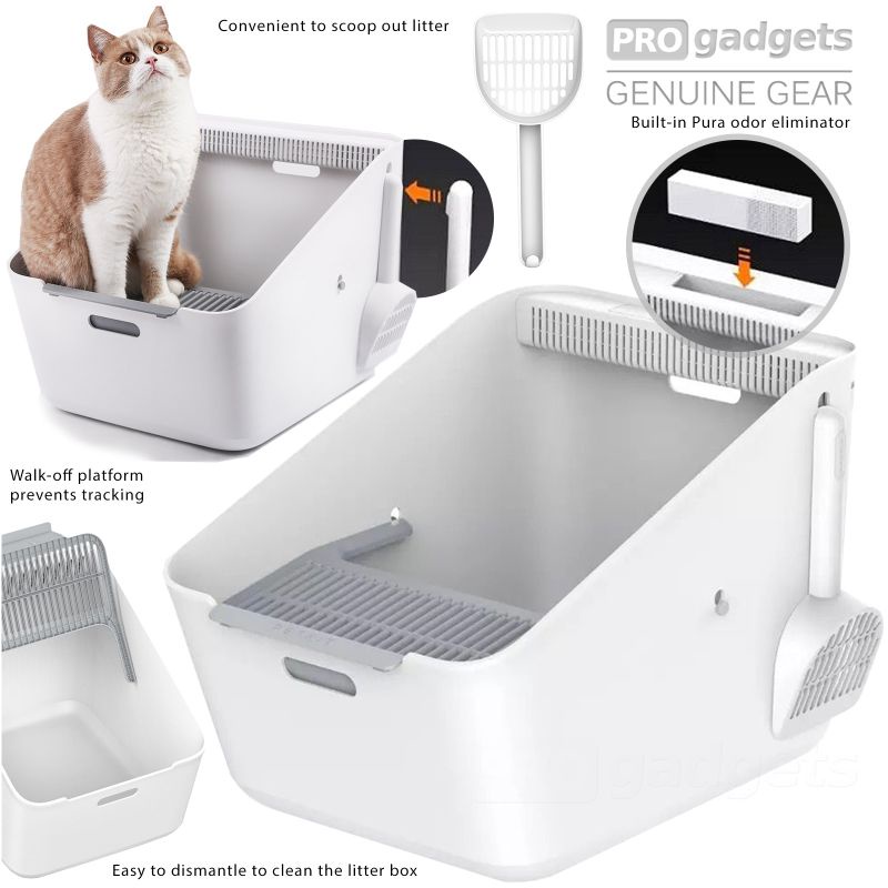 -Có sẵn- Chậu vệ sinh Petkit có khử mùi- Petkit Pura Cat Litter Box