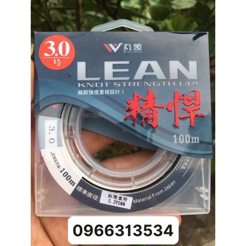 Cước câu cá LEAN Nhật bản cuộn 100m