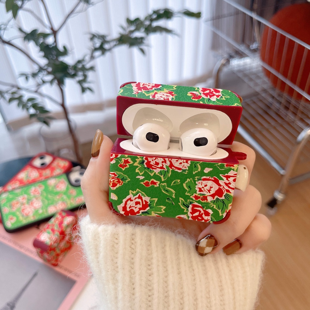 Vỏ Bảo Vệ Hộp Đựng Tai Nghe compatible AirPods 3 2 3rd + Hộp Đựng Tai Nghe compatible AirPods2Gelinas3