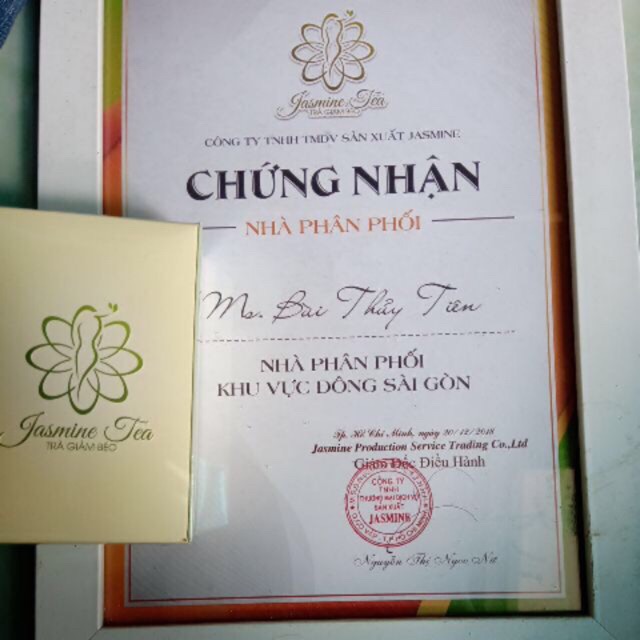 Trà Giảm Mỡ Jasmine Tea Chính Hãng