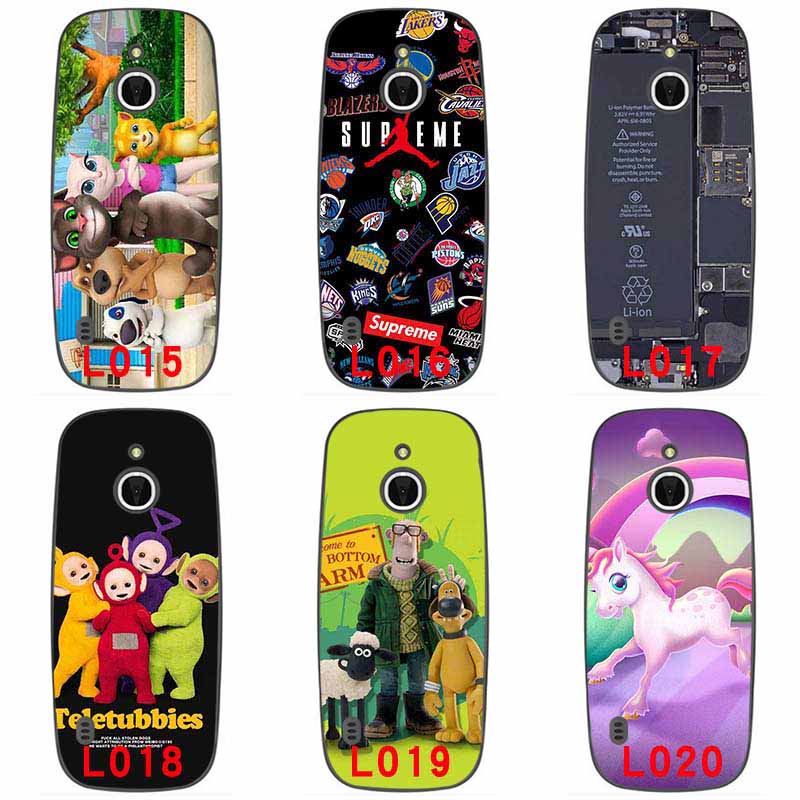 Ốp điện thoại silicon mềm họa tiết hoạt hình nhiều màu cho Nokia 3310 3G 4G