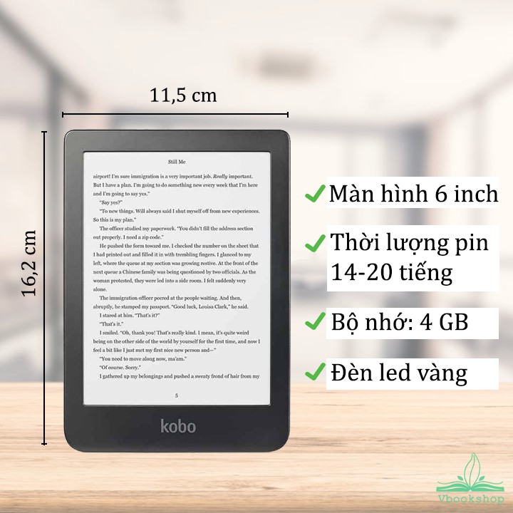 Máy đọc sách Kobo Clara HD