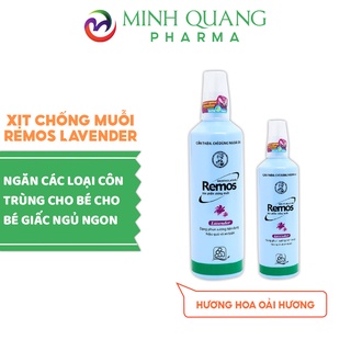 Xịt chống muỗi  REMOS LAVENDER hương hoa oải hương lọ 60ml
