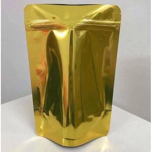 1kg TÚI ZIPPER 2 MẶT VÀNG BÓNG