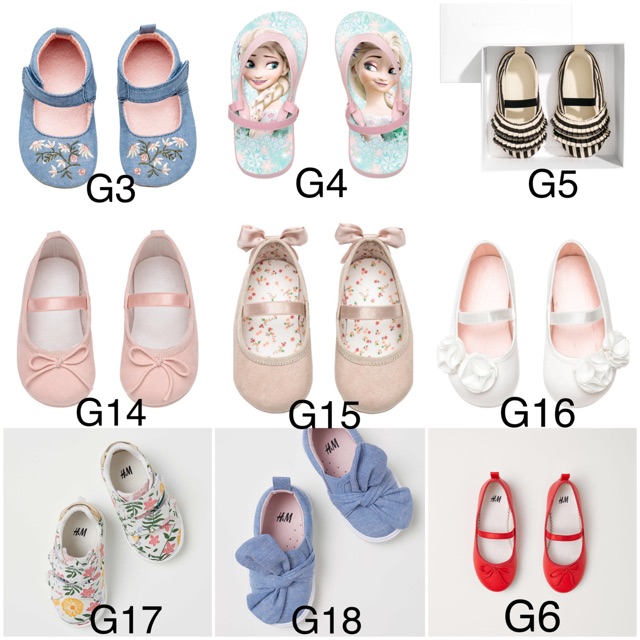 [SẴN-1/2] Giày HM Kid Girl vợt sale Authentic - Giày bé gái