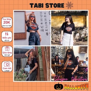 [Mã SKAMSALE8 giảm 10% đơn 200K] Áo croptop cộc tay dưới 55kg tabistore - Motor harley