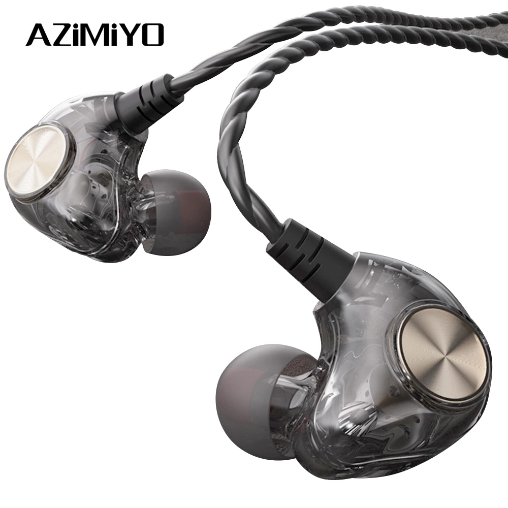 HK1 - Wired Headphones 3.5mm Hybrid Hifi Headphone DJ Stereo Music Deep Bass Noise Canceling Earphones