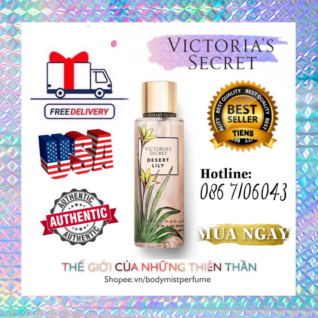 𝗕𝗢𝗗𝗬𝗠𝗜𝗦𝗧𝗣𝗘𝗥𝗙𝗨𝗠𝗘⚜️ Xịt Thơm Body Victoria’s Secret Bare Vanilla Noir 250ml
