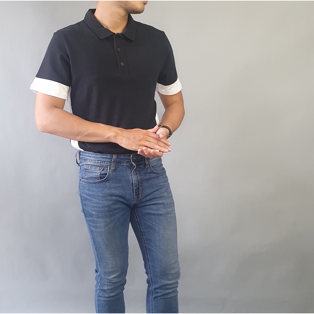 Áo Thun Nam Tay Ngắn | Áo Phông Nam Tay Lỡ Cổ Đứng Thời Trang Cao Cấp A02-04 royal.shop99 | BigBuy360 - bigbuy360.vn