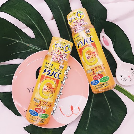 Nước hoa hồng CC Melano Mentholatum Rohto Lotion 170ml Nhật Bản ngừa thâm nám tàn nhang