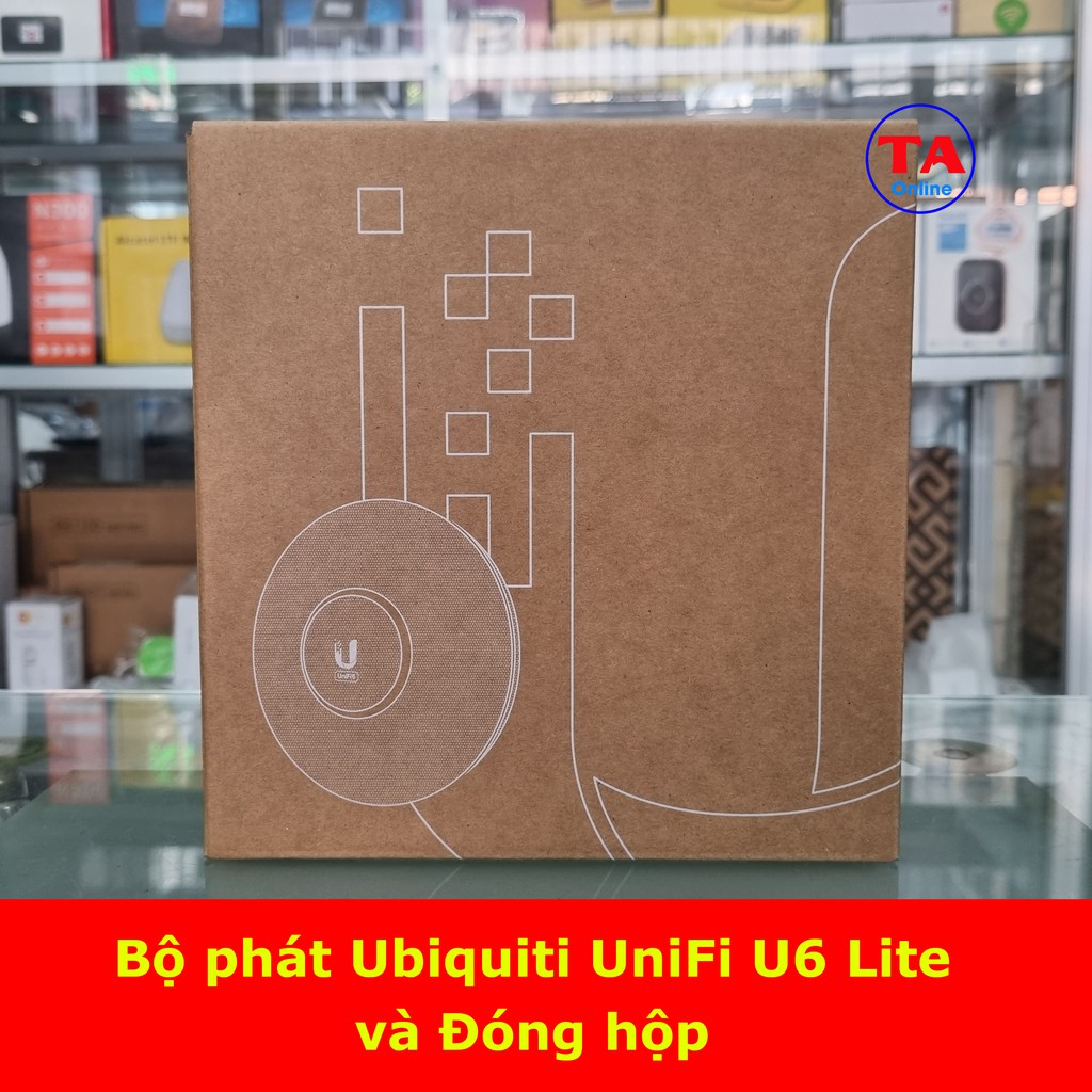 Bộ phát Ubiquiti UniFi U6 Lite - WiFi 6 chuẩn AX, tốc độ 1501Mbps, Hỗ trợ 300 User, Hãng của Mỹ