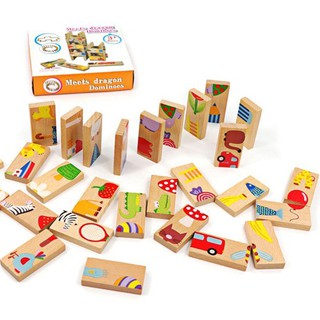 Bộ đồ chơi ghép hình, rút gỗ, nối hình domino bằng gỗ, bộ xếp gỗ thông minh, gỗ tự nhiên, chất liệu sơn an toàn cho bé