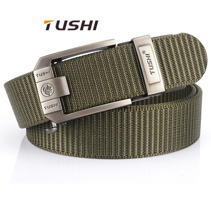 Dây nịt Nam vải dù Tushi T1_Khóa cài tự động Hợp kim không gỉ chắc chắn, tiện lợi - Thắt lưng Nam vải Canvas cao cấp