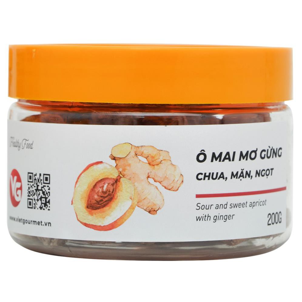 Ô mai MIX 200g Hương vị chua ngọt cay/ Ô mai mơ xí muội/ Ô mai mận / Ô mai sấu đặc sản Hà Nội ăn vặt làm quà tặng