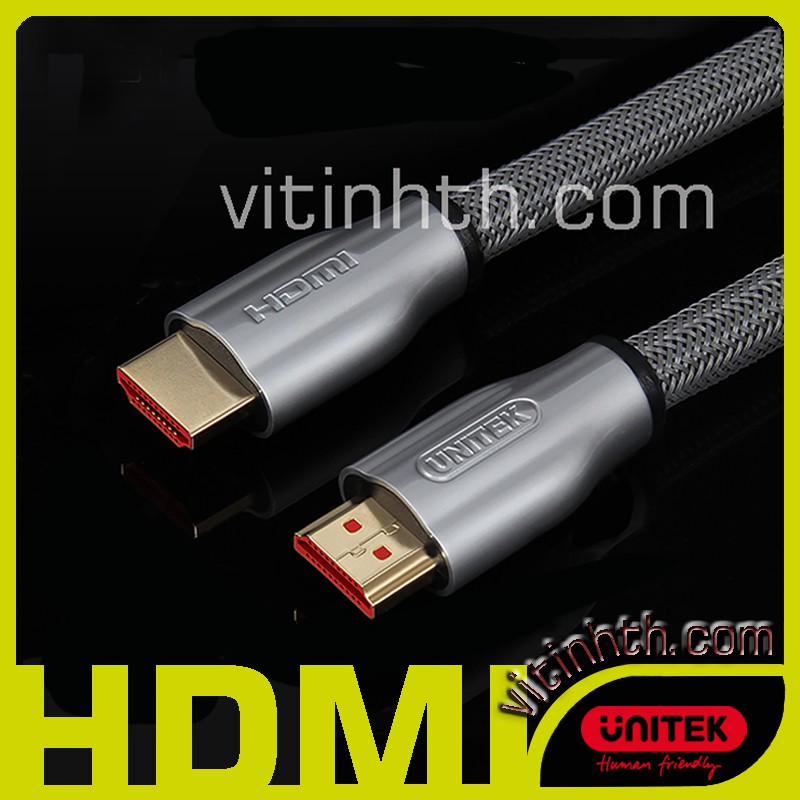 Cáp HDMI 2.0 cao cấp 5m chính hãng UNITEK Y-C140RGY - THComputer Q11