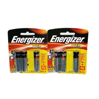 Bộ 2 Vỉ Pin Energizer Alkaline Max AA E91 2+1 (6 viên)