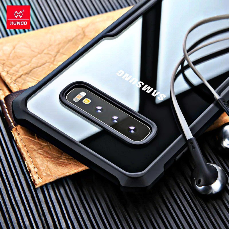 Ốp lưng Samsung S10 Plus / S22 Plus Xundd lưng trong viền màu chống sốc cao cấp