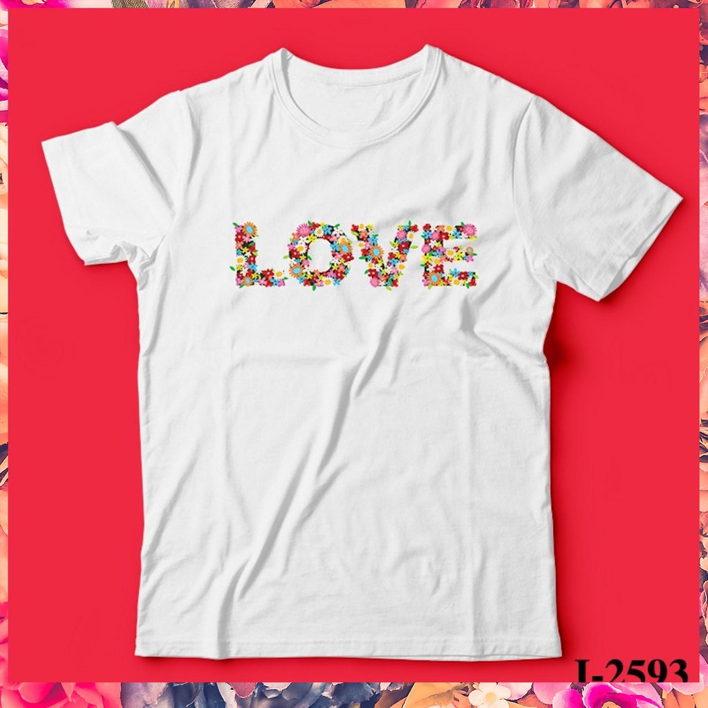 ✓I-2593 ÁO THUN LOVE GIÁ SALE SỐ LƯỢNG CÓ HẠN 👉Áo Thun Phông Chất Cotton Bán Chạy 👉Mẫu Áo Phông Đẹp ✨