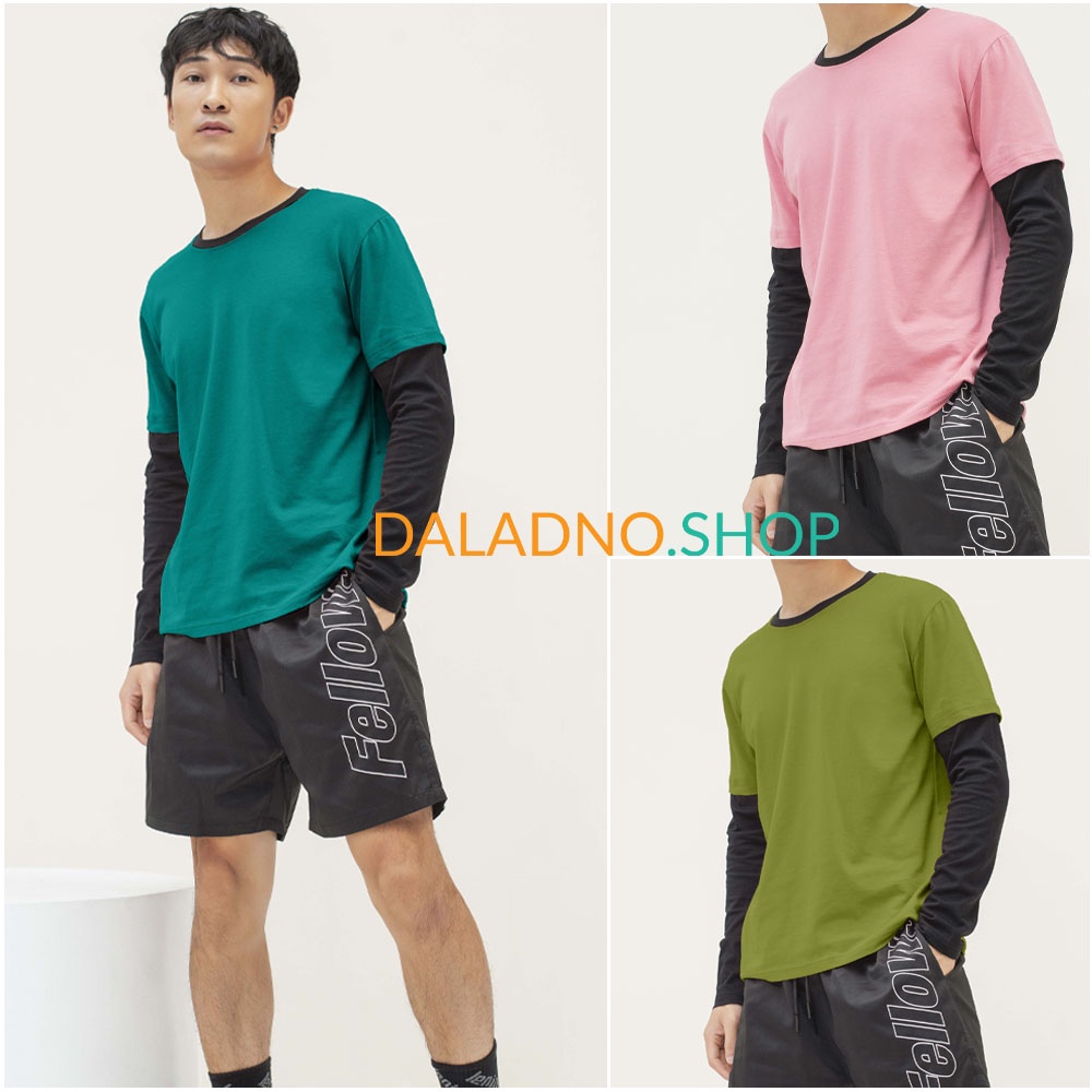 W_8 I Áo thun dài tay nam Sheldon 26 màu đủ size - Daladno
