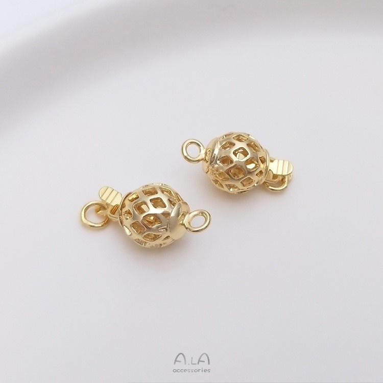 Mặt Dây Chuyền Mạ Vàng Trắng 18K Đính Ngọc Trai Làm Thủ Công diy