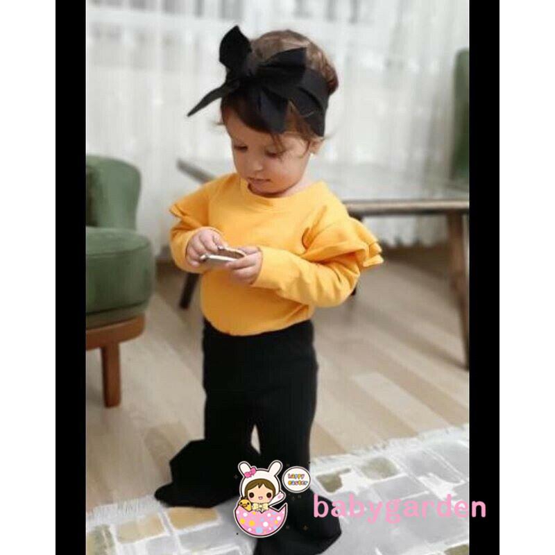 Set quần áo kèm băng đô xinh xắn dành cho bé gái