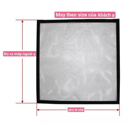 Lưới dán chống muỗi, may theo yêu cầu, kèm (khoá kéo dài 70cm) | BigBuy360 - bigbuy360.vn