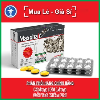 Maxxhair New Giúp Tóc Mọc Nhanh, Ngăn Gãy Rụng Hộp 30 Viên