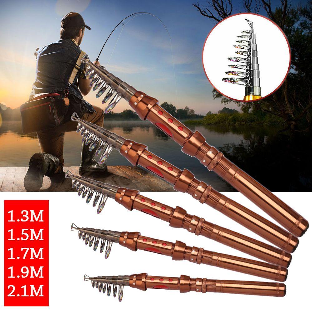 Cần Câu Cá Siêu Nhẹ Có Thể Gấp Gọn Tiện Dụng Mang Theo Du Lịch