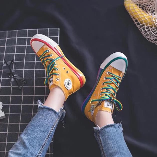 Giày cao cổ ,thấp cổ cầu vồng