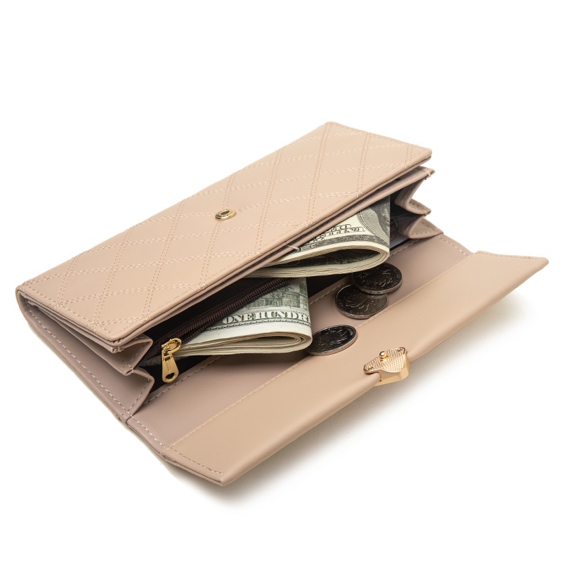 Ví Dài Đựng Thẻ Cao Cấp Thời Trang Dành Cho Nữ Giá Đỡ